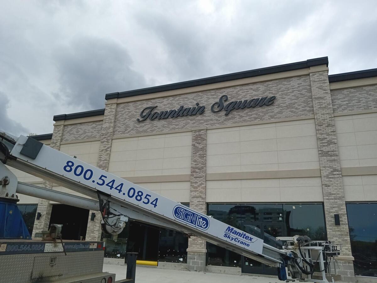 fountain square exterior LED Signage Shelton CT